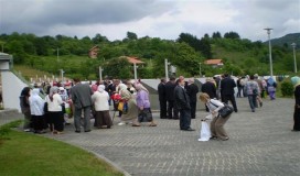 Sedmi konvoj mladih Bošnjaka Hrvatske 25. maja u Srebrenici