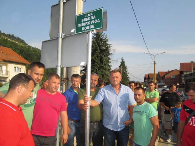 Sapna ne zaboravlja heroje: Semir Imširović „Kobra“ dobio ulicu (FOTO)