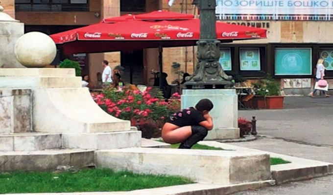 Beograd: Olakšao se na Trgu republike