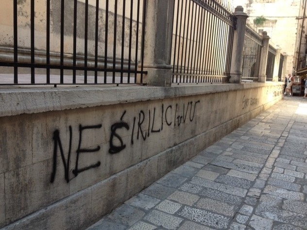 I u Dubrovniku poručuju »Srbe na vrbe«