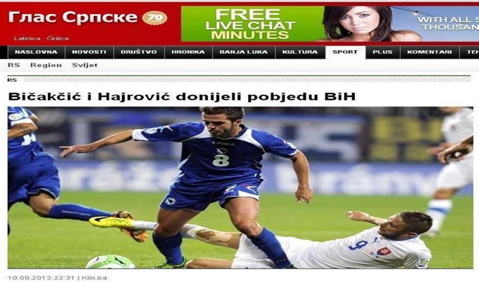I to smo dočekali: Za “Glas Srpske” reprezentativci BIH su napokon “naši”