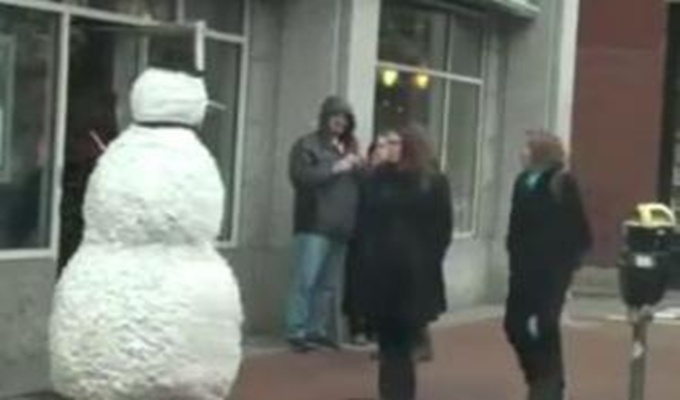 Kad “Snješko” oživi! (VIDEO)