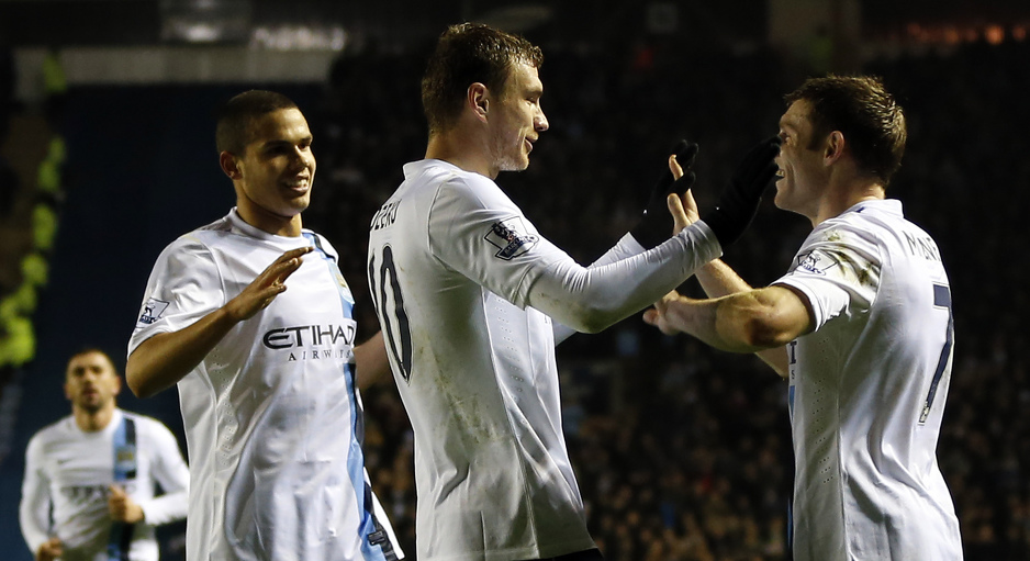 Edin Džeko dvostruki strijelac protiv Leicestera (VIDEO)