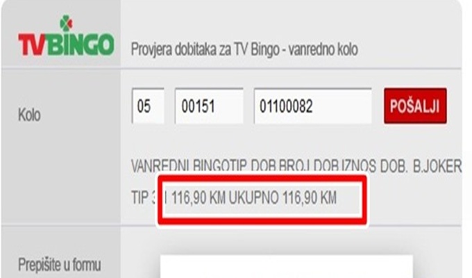 Lutrija BiH sedam dana nije imala novca da Kalesijcu isplati 116 KM!