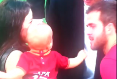 Miralem Pjanić doveo na Olimpico i svog sina Edina (VIDEO)