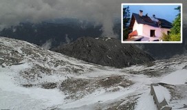 Slovenija: Pao snijeg, vjetar rušio drveće, munje izazivale požare